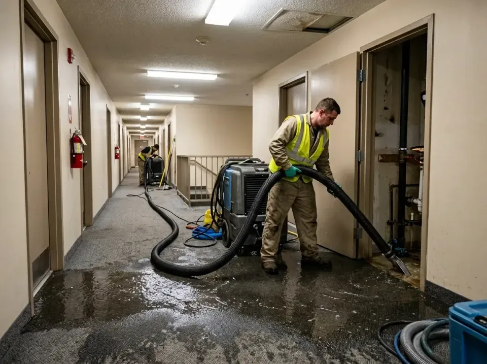multi-unit-apartment-hallway-f-005 — frequently asked questions, Emergency Burst Pipe Water Extraction & Removal in Pontiac,…